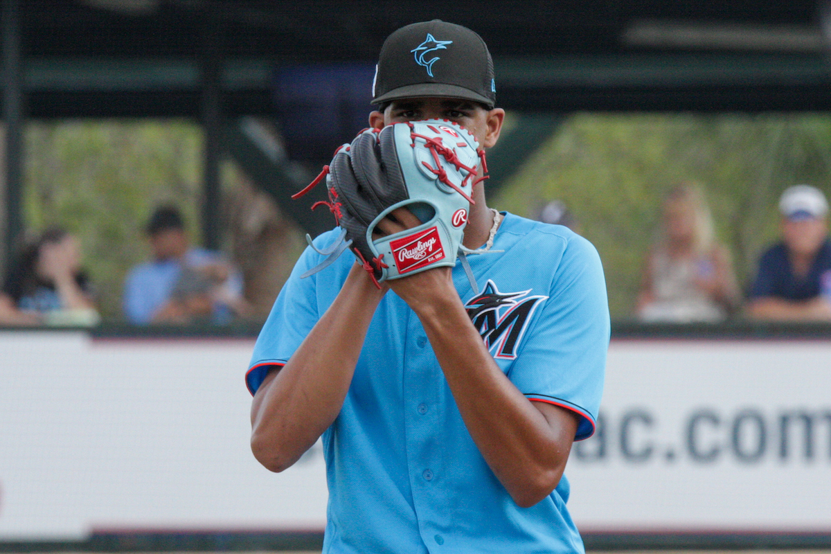 First Look at Uniform For Miami Marlins' Prospect Eury Perez