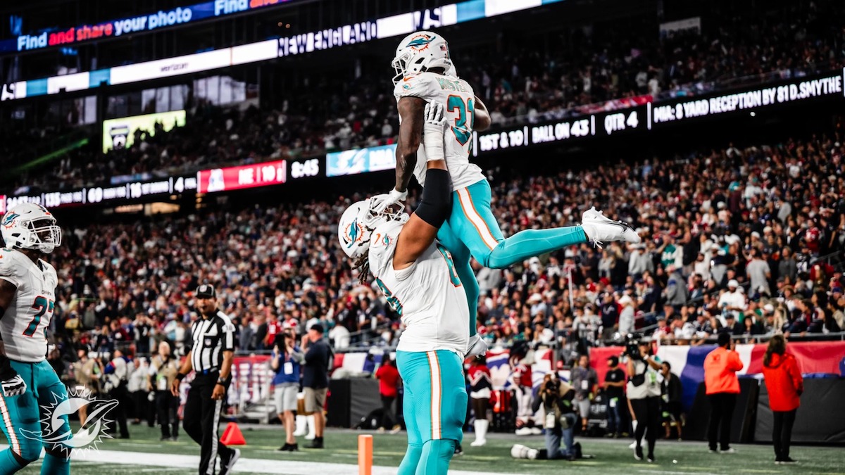 Miami Dolphins - Raheem was makin' waves in New England