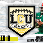 Heisman Power Rankings 10