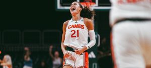 Natalija Marshall 3-Pointer Lifts Hurricanes Over Virginia 77-74