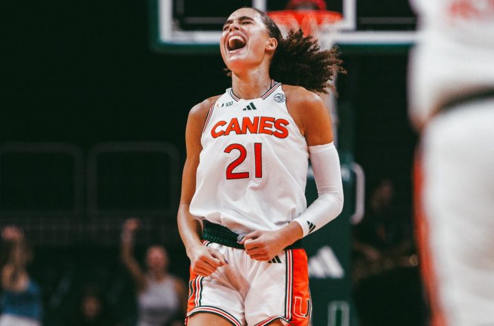 Natalija Marshall 3-Pointer Lifts Hurricanes Over Virginia 77-74