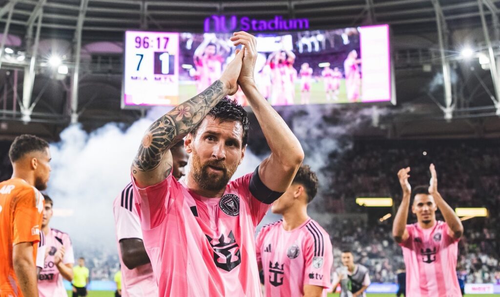 cuatro goles lionel messi