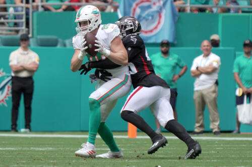 Dolphins Falcons penalties turnovers 4